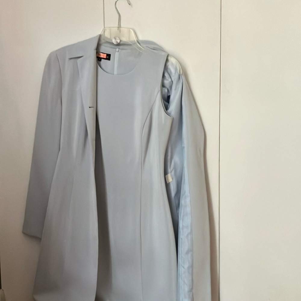 Blue Lulualexander dress with coat
